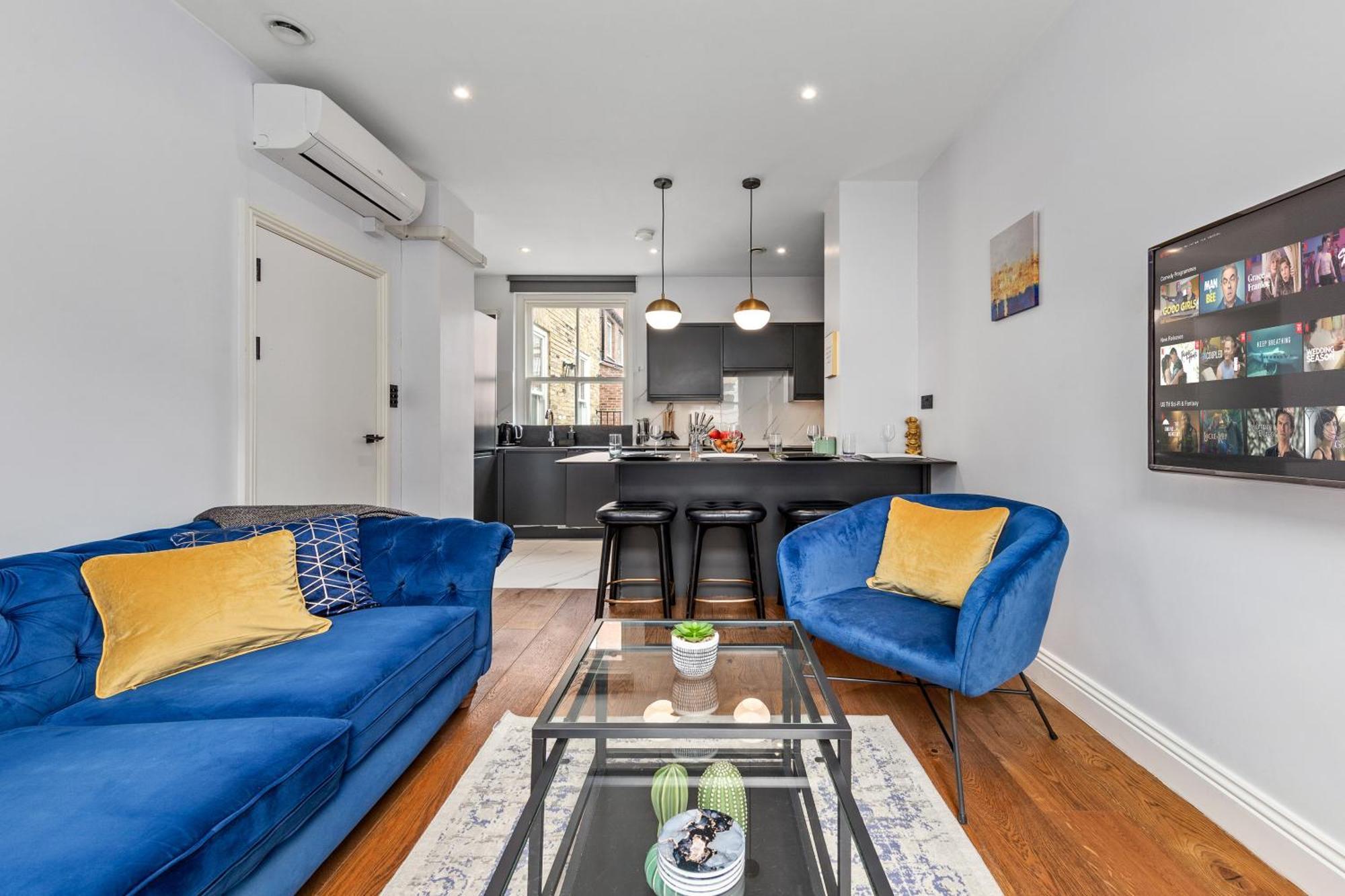 Stylish 2 Bedroom Apartment In Westminster Sleeps 5 With Ac ロンドン エクステリア 写真